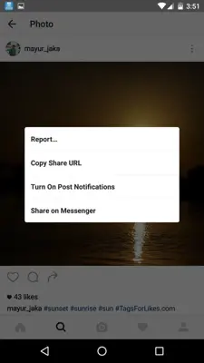 Instagram Downloader android App screenshot 3