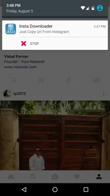 Instagram Downloader android App screenshot 4